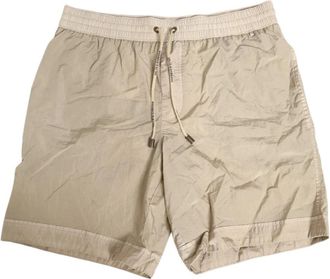 Dolce & Gabbana Beige Nylon Boxer Swim Shorts - Heren - Strandmode - Beige - S - Nylon - Badmode