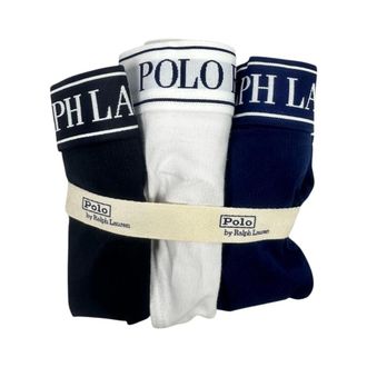 Ralph Lauren Ondergoed, Dames, Veelkleurig, L, Katoen, Tanga met hoge taille 3-pack