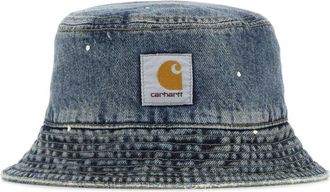Carhartt Work in Progress Light Blue Belmar Logo Bucket Hat