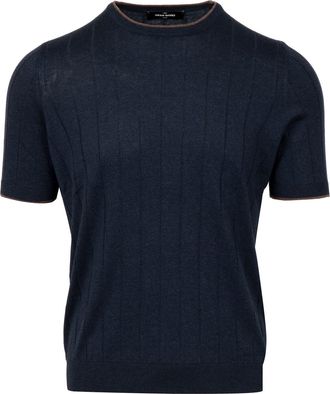 Gran Sasso Pullover Blau+Braun