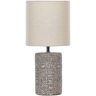Beliani Table Lamp IDER Ceramic Brown