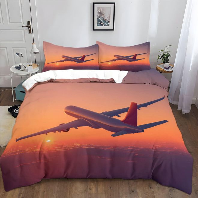 Bettwäsche 135x200cm Killerwal Design - 2-tlg. Mikrofaser Set