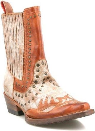 Bed St&uuml; Raise Western Boot in Tan Rustic Nectar Lux at Nordstrom, Size 8.5