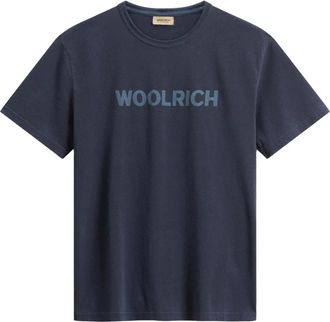 Woolrich Stijlvolle T-shirts voor mannen en vrouwen - Heren - T-shirts - Blauw - S - Tops