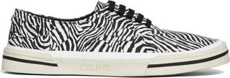 Celine Sneakers, male, Multicolor, Size: 8 US Canvas Low Top Sneakers with Rubber Sole