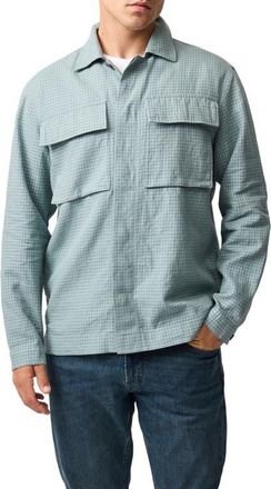 Rodd & Gunn Hills Creek Linen & Cotton Shirt Jacket in Ceylon at Nordstrom, Size Xxx-Large