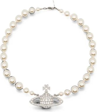 Vivienne Westwood Accessoires, Dames, Grijs, ONE Size, Necklaces