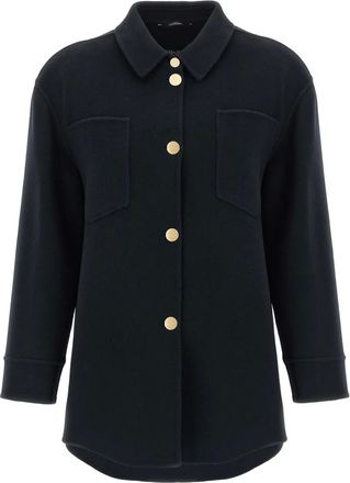 Max Mara Eleonora button pockets shirt - Blue