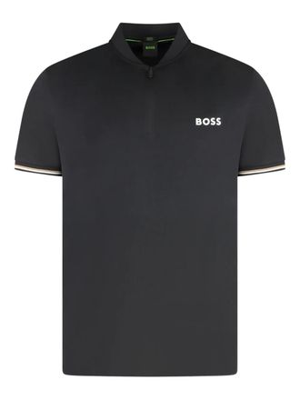 BOSS slim-cut polo shirt - Black