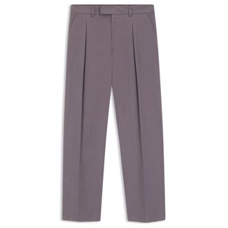 BOSS Relaxed-fit trousers in stretch cotton