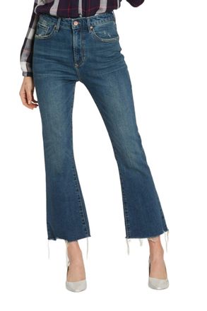 Dear John Denim Kentfield Veronica Jeans In Dark Blue