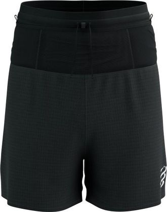 Compressport Trail Racing Overshort Laufshorts f&uuml;r Herren | schwarz