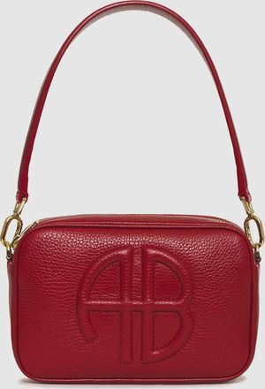 Anine Bing Sac Lili Red Pebbled