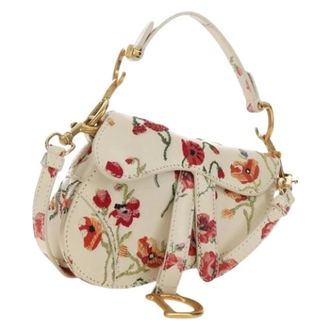 Dior Pre-owned Vintage Shoulder Bag - Dames - Pre-owned - Wit - Maat: ONE Size Leer