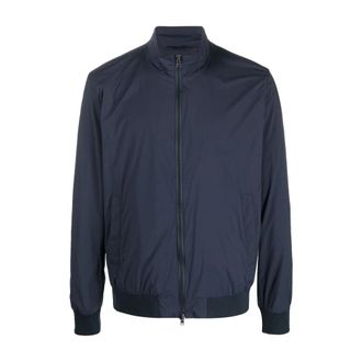 Herno Bomberjack - Heren - Bomber jackets - Blauw - L - Polyester - Jassen
