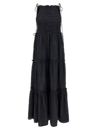 Ganni Ganni Viscose Long Womens Dress