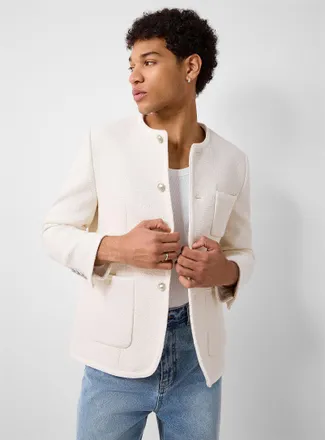 Dunst Mens Pearl boucl&eacute; tweed jacket