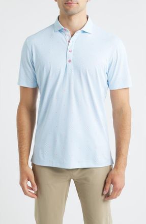 Johnnie-O Parson Performance Jersey Polo in Maliblu at Nordstrom, Size Xx-Large