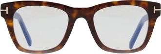 Tom Ford Blue Light Block Square Mens Eyeglasses FT5886-B 052 50