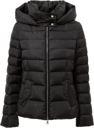 Add Gewatteerd jack met capuchon - Dames - Winterjassen - Zwart - S - Jassen