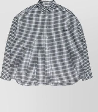 Acne Studios checked casual shirt button down collar