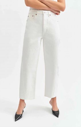 Daze Westward Barrel Leg Jeans In Swan