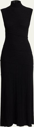 Proenza Schouler Federica Micropleated Knit Dress