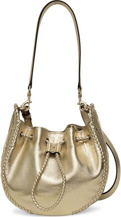 Aim&eacute;e All For Love Convertible Drawstring Bucket Bag in Warm Champagne at Nordstrom