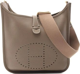 Hermès Borsa a spalla Evelyn Troyes PM 2023 - Marrone