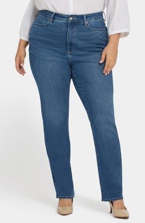 NYDJ Marilyn High Waist Straight Leg Jeans in Lake Notre-Dame at Nordstrom Rack, Size 14W
