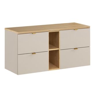 Petits Meubles Mueble bajo lavabo 120cm paneles de melamina cachemira