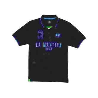 La Martina Polo con logotipo bordado - Tops - Hombre - Negro - 3XL