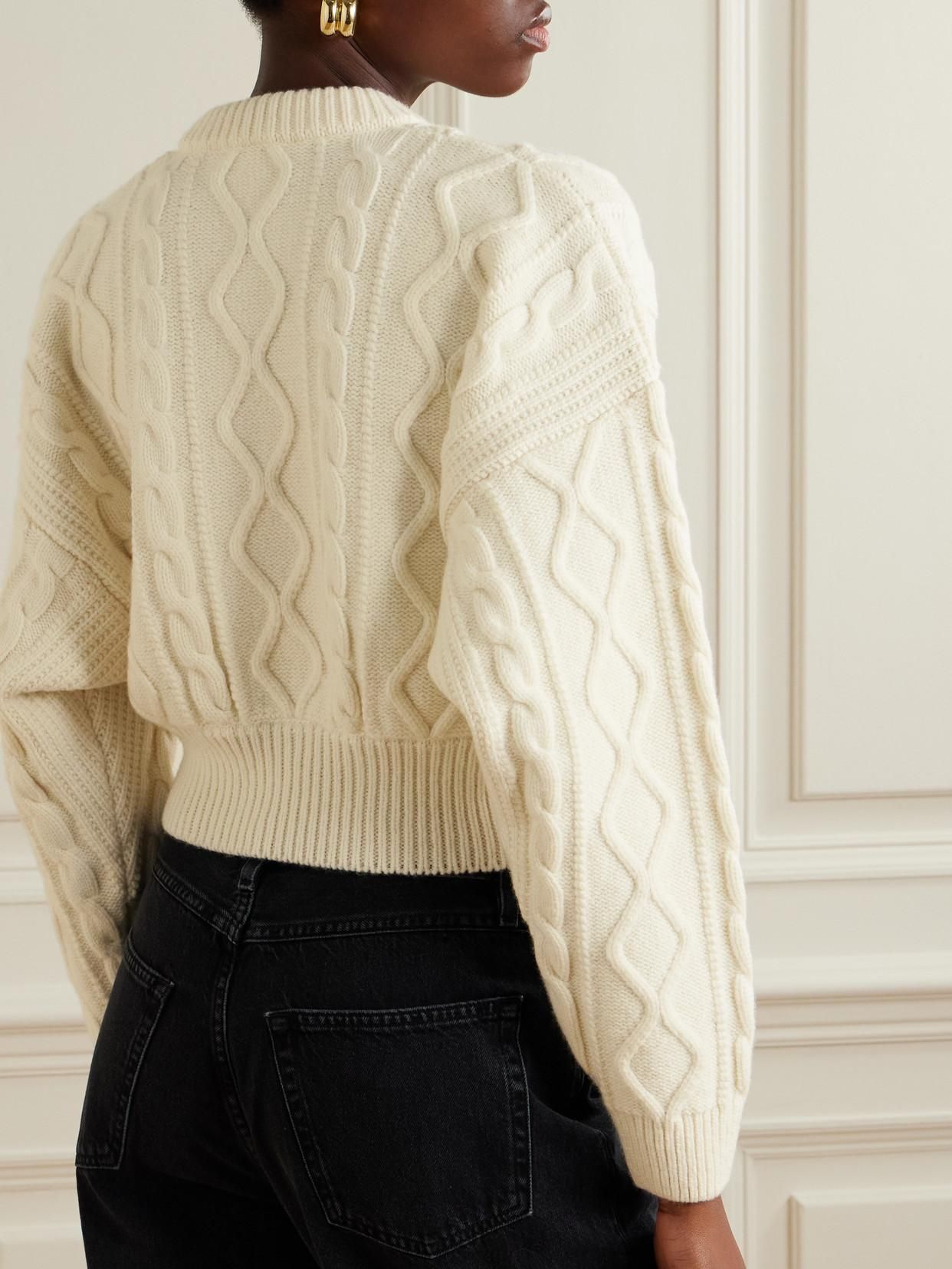 Gilet-cardigan,Cardigan Court à Col Haut Et Fermeture éclair Pour Femme