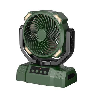 OEM Ventilador De Camping, Ventilador Port&aacute;til Recargable De 10000 Mah, Potente Ventilador Con Luz Led, 3 Velocidades, Ventilador De Escritorio Para Exter