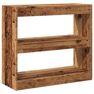 vidaXL Vidaxl - Estanter&iacute;a/divisor De Espacios Madera Antigua 80x30x72 Cm