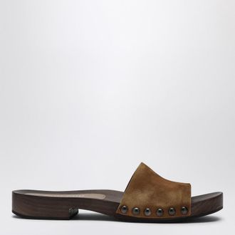 サンダル・ミュール Miu Miu Sandalo In Pelle Scamosciata Sandali Miu miu in Scamosciato Multicolore taglia 38 EU