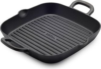 GreenPan x Bobby Flay 11 Cast Iron Square Grill Pan in Black at Nordstrom