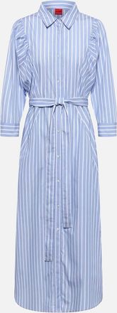 HUGO BOSS Womens Kyrilla Dress - Blue - Size: 12