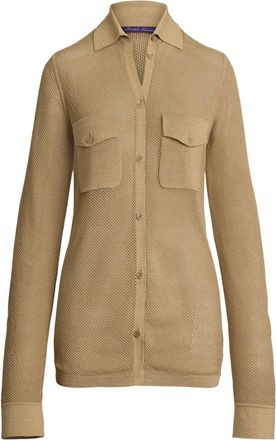 Ralph Lauren Collection mesh shirt - Neutrals
