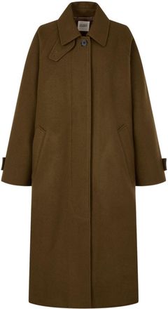 STUDIO TOMBOY single-breasted coat - women - Wool/Polyester - OS - Brown