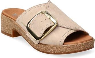 Mephisto Foline Slide Sandal in Light Sand at Nordstrom, Size 12