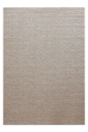 Wecon Home Alfombra sal&oacute;n rombos beige 120x170