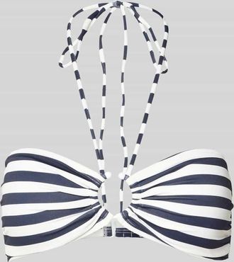 Michael Kors Bikini-Oberteil mit Neckholder in Dunkelblau, Gr&ouml;&szlig;e S