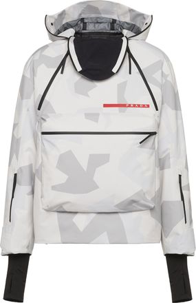 Prada Printed technical fabric snowboard jacket
