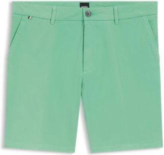 BOSS Modern-fit shorts in stretch-cotton twill
