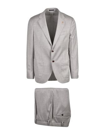 Sartoria Latorre Grey Virgin Wool Formal Suit