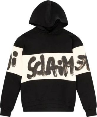 Disclaimer Hoodie met logoband - Heren - Hoodies - Zwart - S - Katoen - Hoodies & sweatvesten