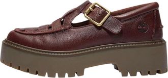 Timberland (WMNS) Timberland Stone Street Platform Burgundy Full-Grain TB0A4188EIW