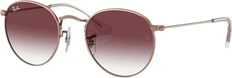 Ray-Ban Sunglasses, unisex, Pink, Size: 44 MM Rb9547S Round Sunglasses