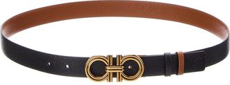 Ferragamo Gancini Reversible & Adjustable Leather Belt